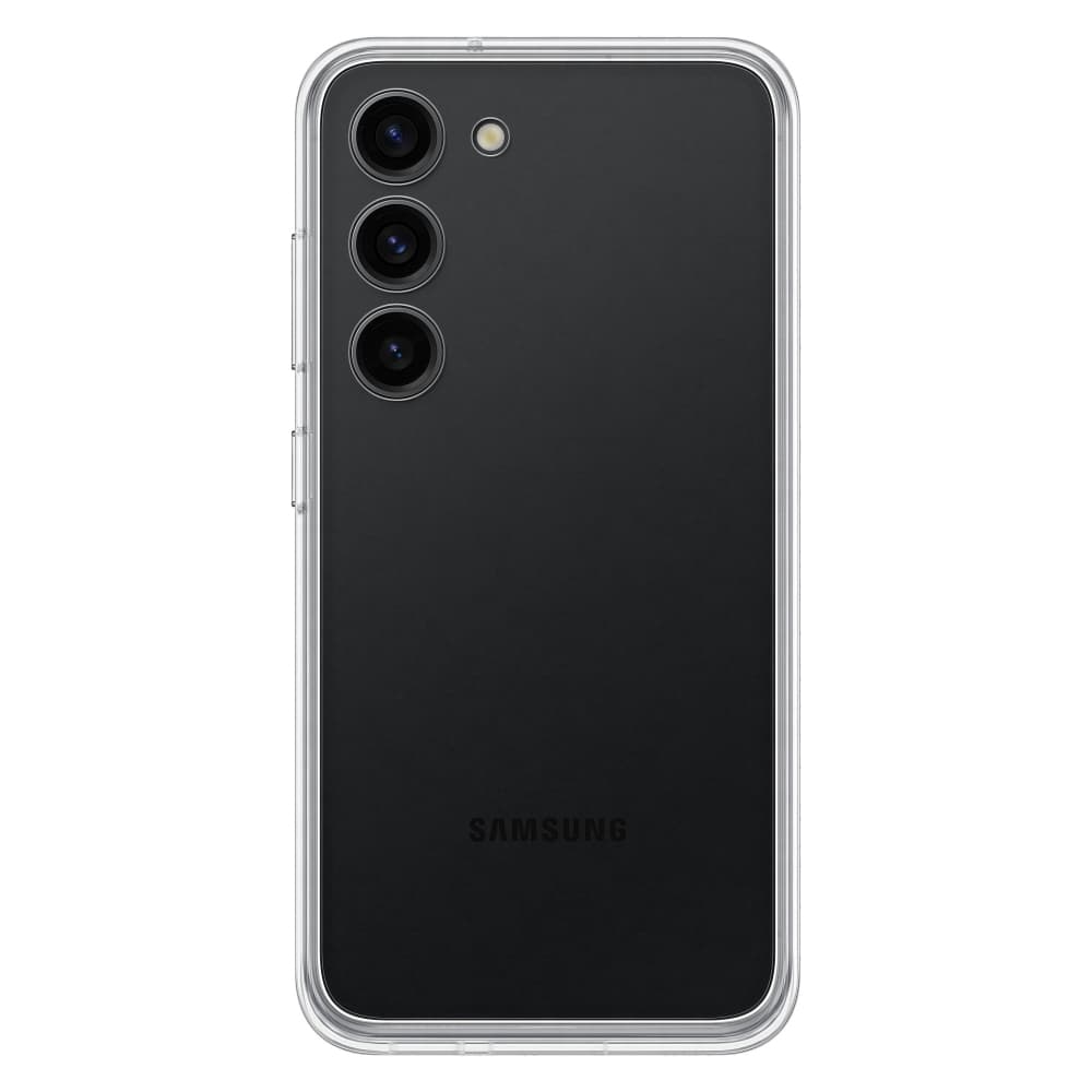 Купить Чехол-накладка Samsung Frame Case для Galaxy S23, поликарбонат,  черный : фото, описания, характеристики | Фирменный магазин Samsung в  Санкт-Петербурге