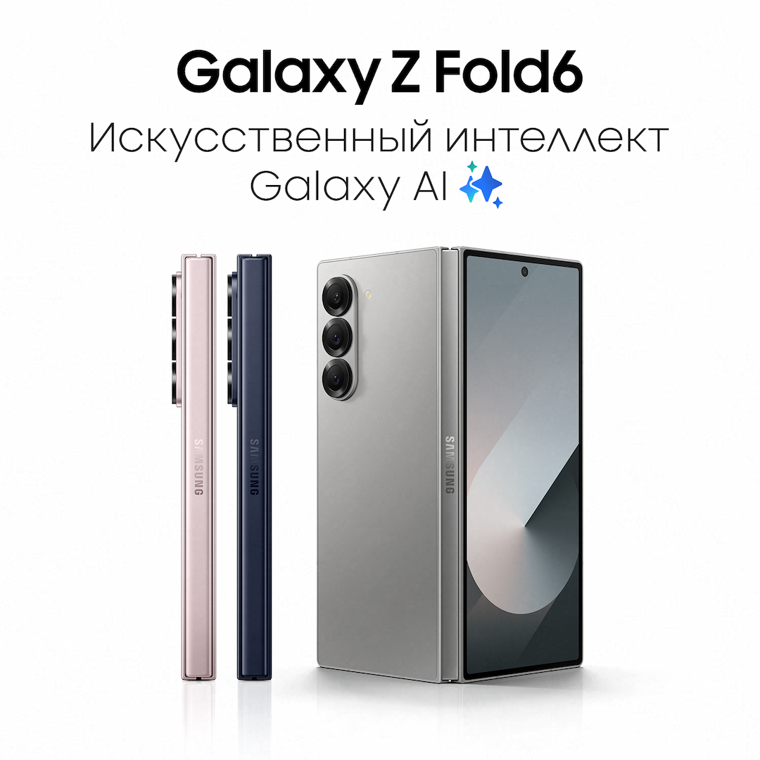 Смартфон Samsung Galaxy Z Fold6 256Gb, розовый (РСТ)— фото №6