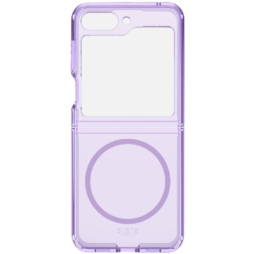 Чехол-накладка Itskins AVANA ICE Compatible with MagSafe для Galaxy Z Flip5, силикон, сиреневый— фото №0