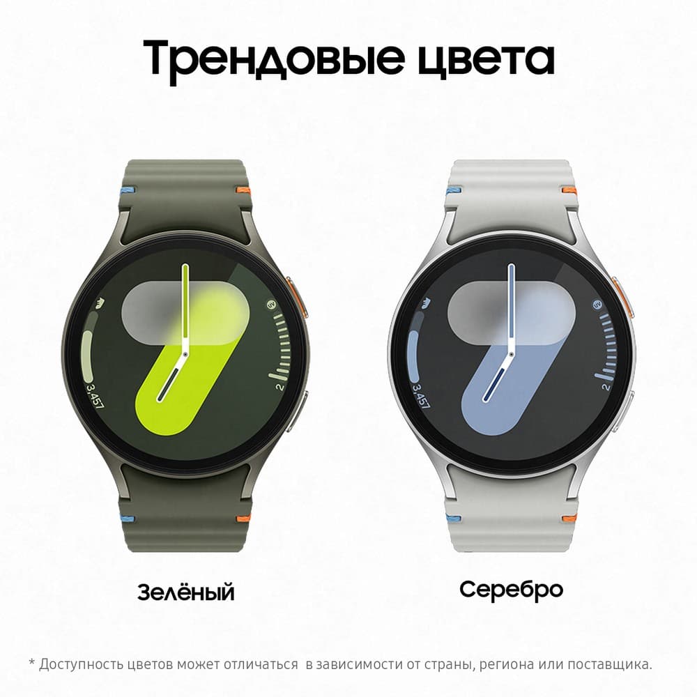 Samsung Galaxy Watch 7 LTE 44mm, зеленый (РСТ)— фото №1