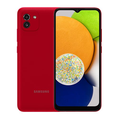 Смартфон Samsung Galaxy A03 32Gb, красный (РСТ)— фото №0