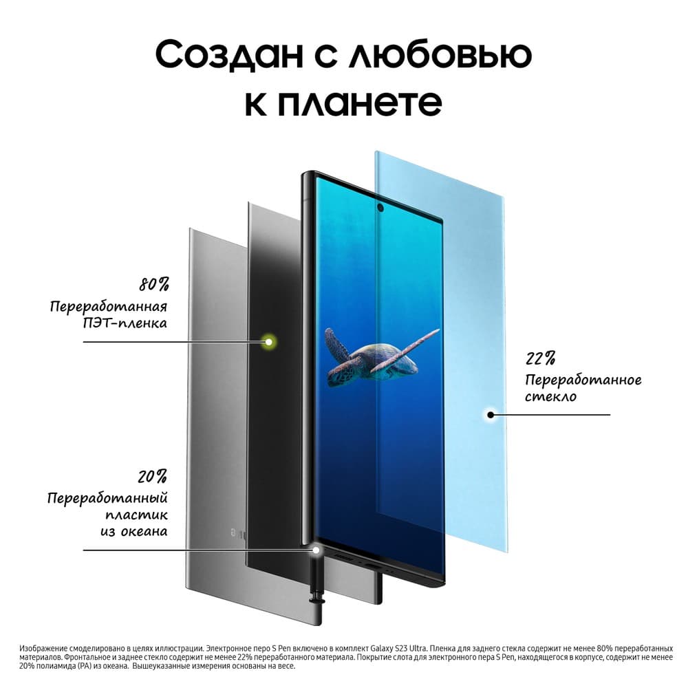 Смартфон Samsung Galaxy S23 Ultra 5G 1024Gb, черный (GLOBAL)— фото №6