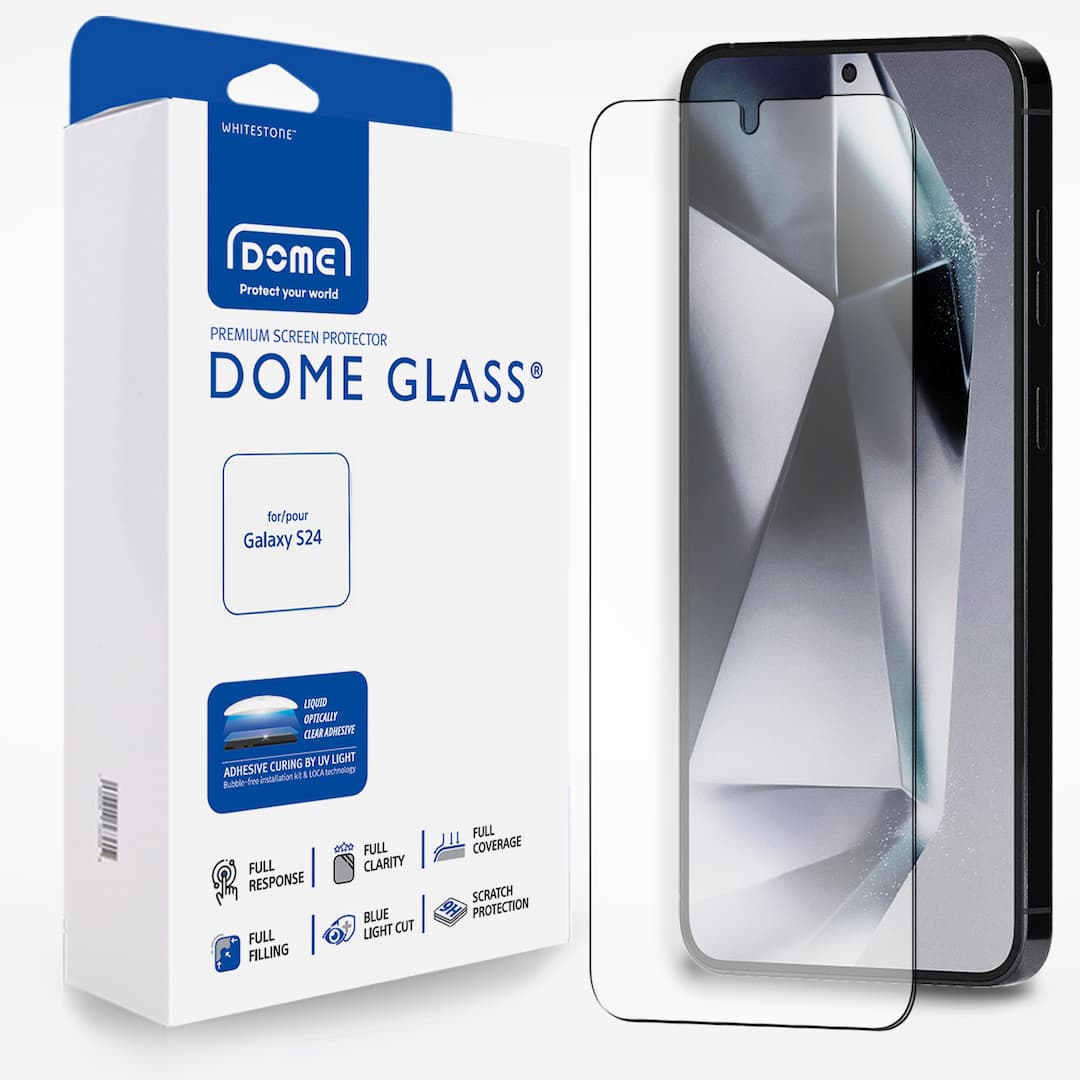 Защитное стекло Whitestone Dome glass 3D для Galaxy S24— фото №0